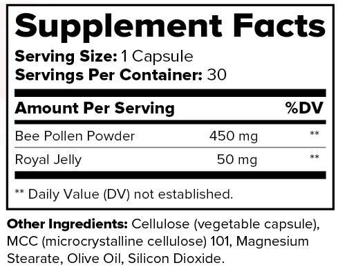 Royal Bee Supplements ingredients